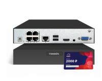 Комплект облачного видеонаблюдения TR-Lite 1106-4P + Cloud 2000 (Bridge)