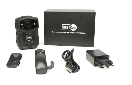 Видеорегистратор нагрудный BestCam А7 (Глонасс/GPS) 32Гб