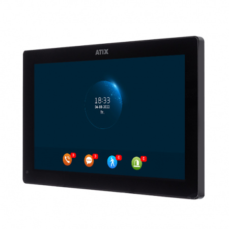 Цветной домофон FHD ATIX AT-I-M1011F/I Black