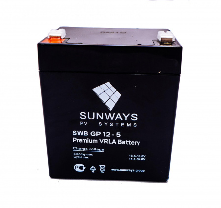 Аккумуляторная батарея SUNWAYS GP 12-5