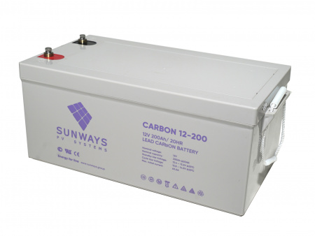 Аккумуляторная батарея SUNWAYS CARBON 12-200