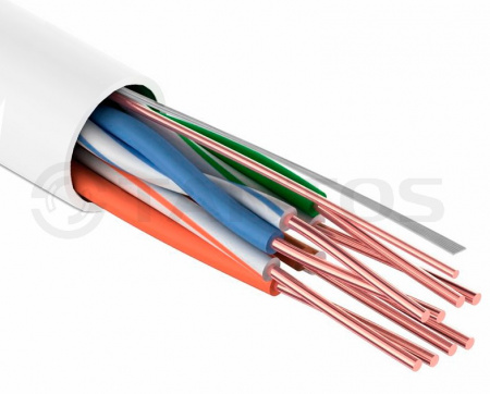 Кабель UTP 4PR 24AWG (Cu) CAT5E PVC серый 305м Tantos