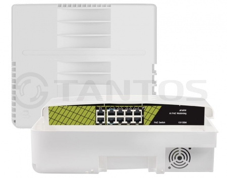 Коммутатор PoE TANTOS TSn-B8FP10G2