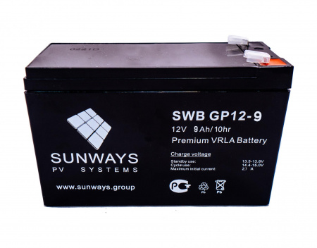 Аккумуляторная батарея SUNWAYS GP 12-9