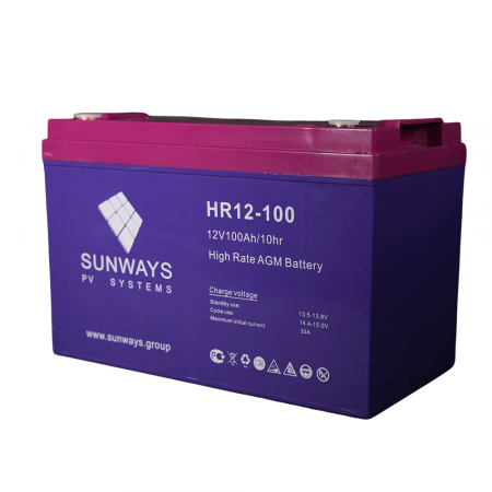 Аккумуляторная батарея SUNWAYS HR 12-100