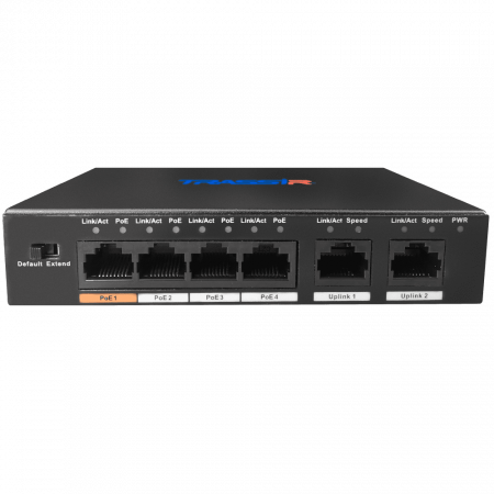 Дальнобойный коммутатор TR-NS1006-60-4POE