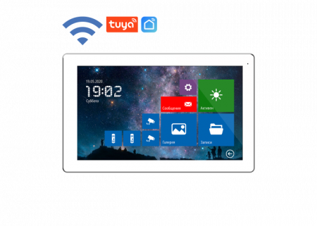 FREEDOM 10 FHD WIFI - 10.1" сенсорный монитор Full HD домофона c переадресацией вызова на смартфон Novicam