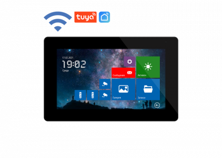 FREEDOM 7 FHD WIFI NIGHT - Full HD видеодомофон с сенсорным дисплеем 7", записью и переадресацией вызова на смартфон